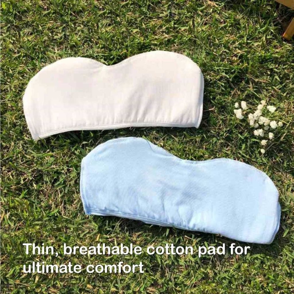 thin and breathable cotton pad of Suyiyi training bras for girls' ultimate comfort
