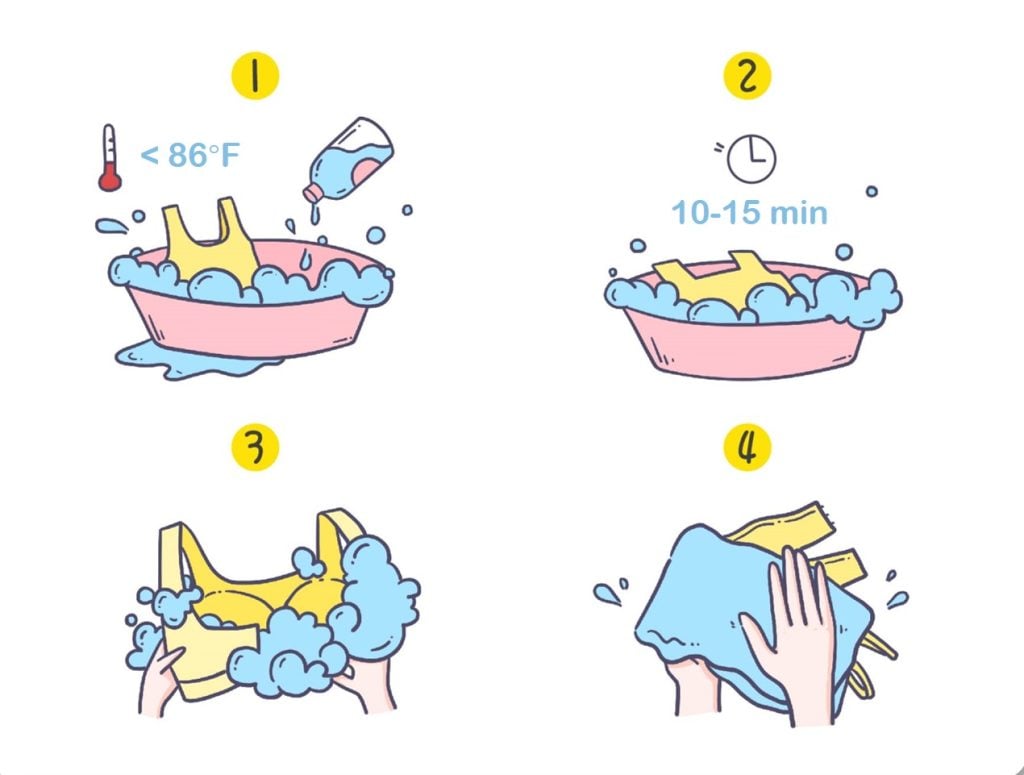 bra handwashing tips