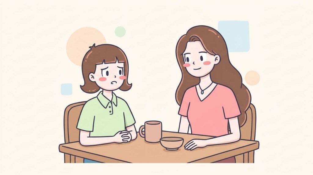 mom tween calm talk